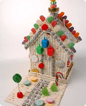 How To Make Matzoh Bread Houses 